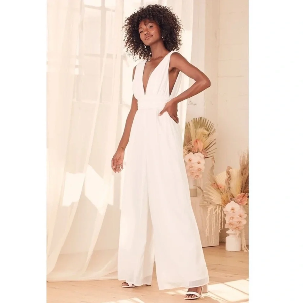 - LULUS Devine Muse Wide Leg - Picture 1 of 5